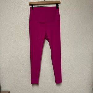 OTOS Magenta Pink High-Waisted Leggings Size Medium